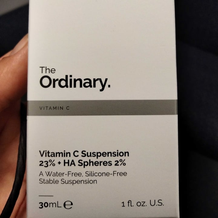 photo of The Ordinary Vitamin C suspension 23%+HA spheres 2% shared by @vasconerone on  16 Jun 2021 - review