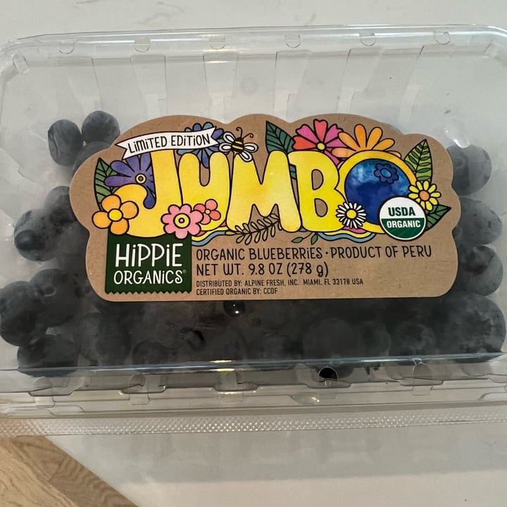 Hippie Organics limited edition jumbo blueberries Review
