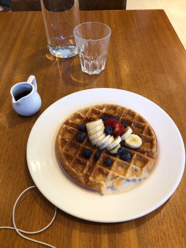 photo of The Living Cafe waffle shared by @alyrauff on  10 May 2019 - review