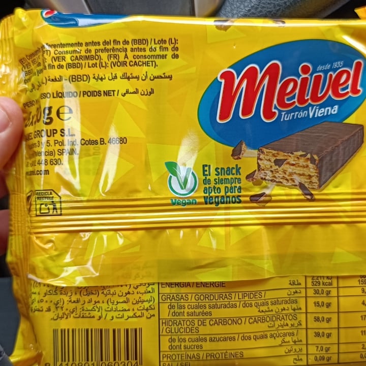 review photo of Meivel Meivel turrón Viena shared by @podivegan on 10 Apr 2022 - review