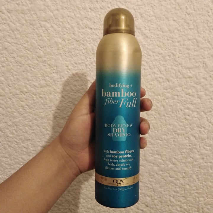 photo of OGX Beauty Dry shampoo OGX Not Tested On Animals shared by @paolasnx on  08 Apr 2020 - review