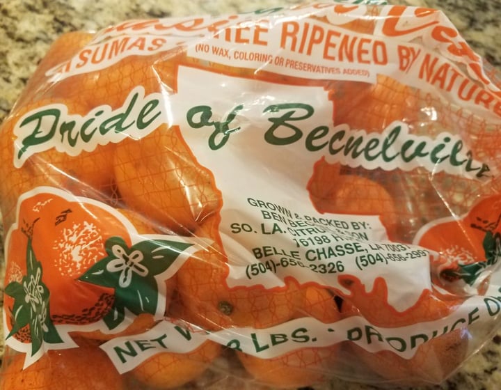 photo of Ben Becnel & Son Pride Of Becnelville Tree Ripened Satsumas shared by @southernplanteaters on  30 Jan 2020 - review