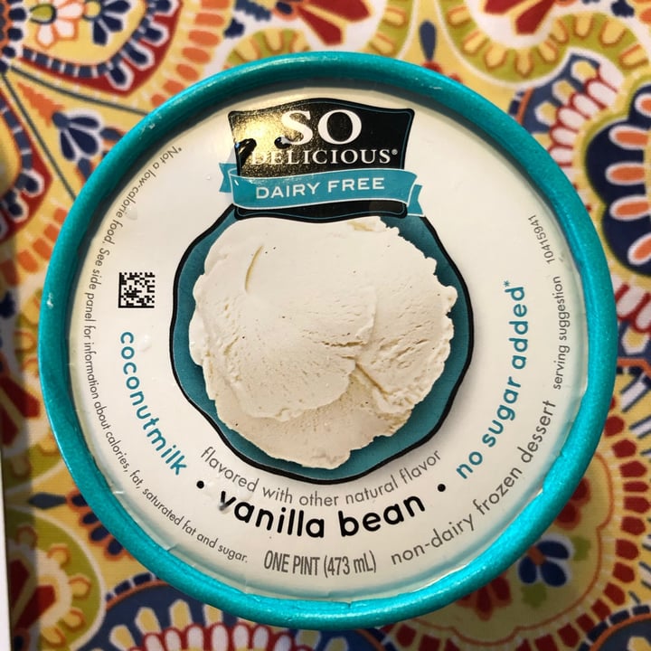 photo of So Delicious Dairy Free Vanilla Bean Coconutmilk No Sugar Added shared by @clarendiee on  22 May 2021 - review