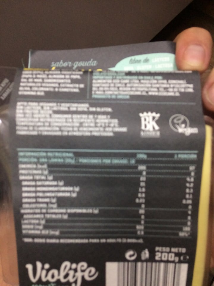 review photo of Violife Laminas sabor Gauda shared by @educhefvegan on 10 Feb 2020 - review