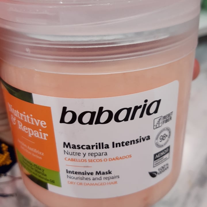 photo of Babaria Mascarilla Intensiva Nutritive & Repair shared by @giulizarra on  18 Apr 2022 - review