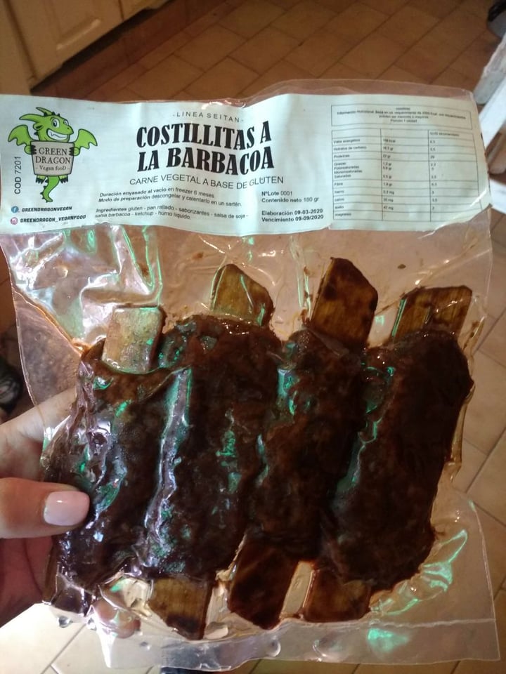 photo of Green Dragon - Vegan food Costillitas veganas shared by @corelgiagame on  28 Mar 2020 - review