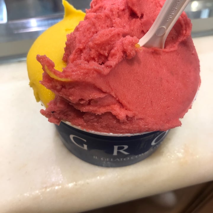 photo of Grom coppetta mango e lampone shared by @teresamoretti on  04 May 2022 - review