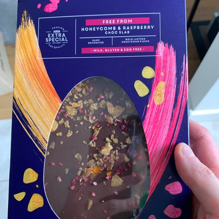 photo of ASDA Free From Salted Honeycomb And Rasberry Milk Choc Slab shared by @jackbennettxvx on  10 Jul 2021 - review