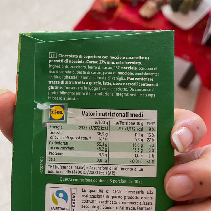 review photo of Fin Carré Cioccolato vegano con nocciole shared by @antonellamaione on 27 Jun 2022 - review