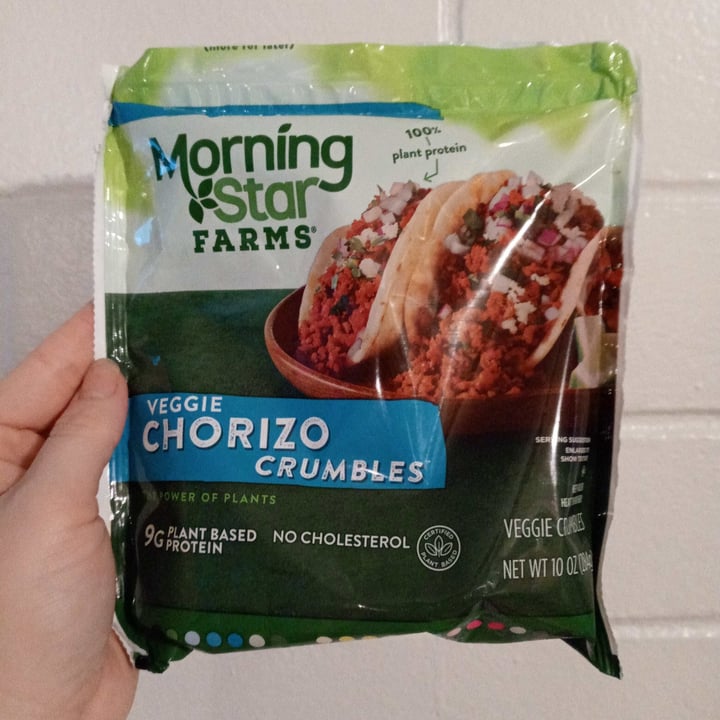 photo of MorningStar Farms Veggie Chorizo Crumbles shared by @chipsicecream on  23 Feb 2021 - review