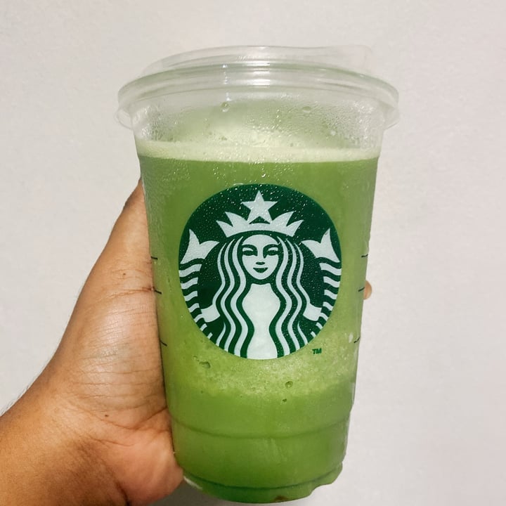 photo of Starbucks Green Tea Cream Frappuccino shared by @carboholic on  14 Oct 2021 - review