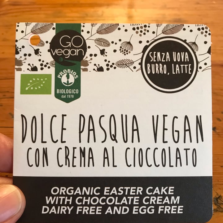 review photo of La Via Del Grano Dolce Pasqua vegana con crema al cioccolato shared by @bgenny on 19 Apr 2022 - review