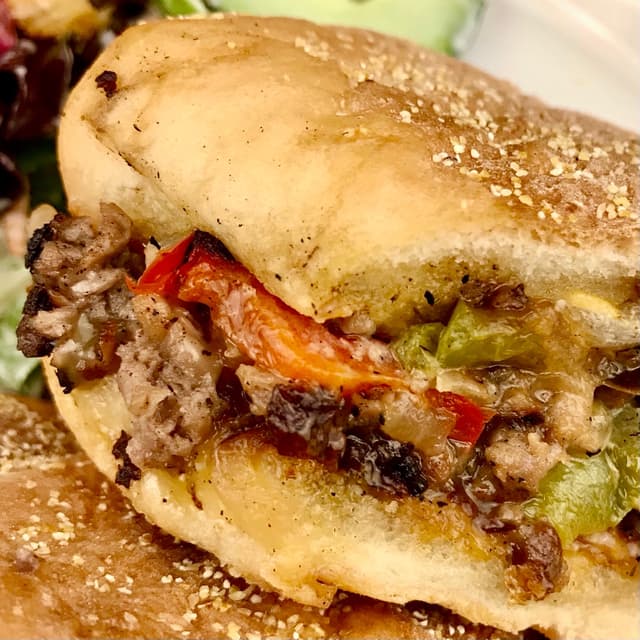 Photo of the dish “Tbird Vegan Philly”