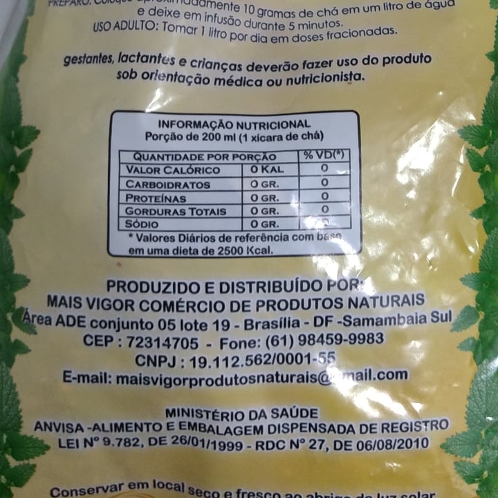 review photo of Mais Vigor Comércio de Produtos Naturais Chá Verde shared by @mrgioielli on 10 May 2022 - review