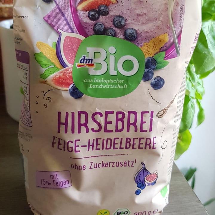 photo of dmBio Hirsebrei Feige Heidelbeere shared by @katharinalarissa on  08 Jun 2020 - review