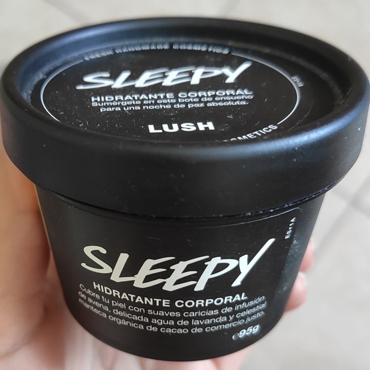review photo of LUSH Fresh Handmade Cosmetics Sleepy Crema Per Il Corpo shared by @gtarocco on 14 Apr 2021 - review