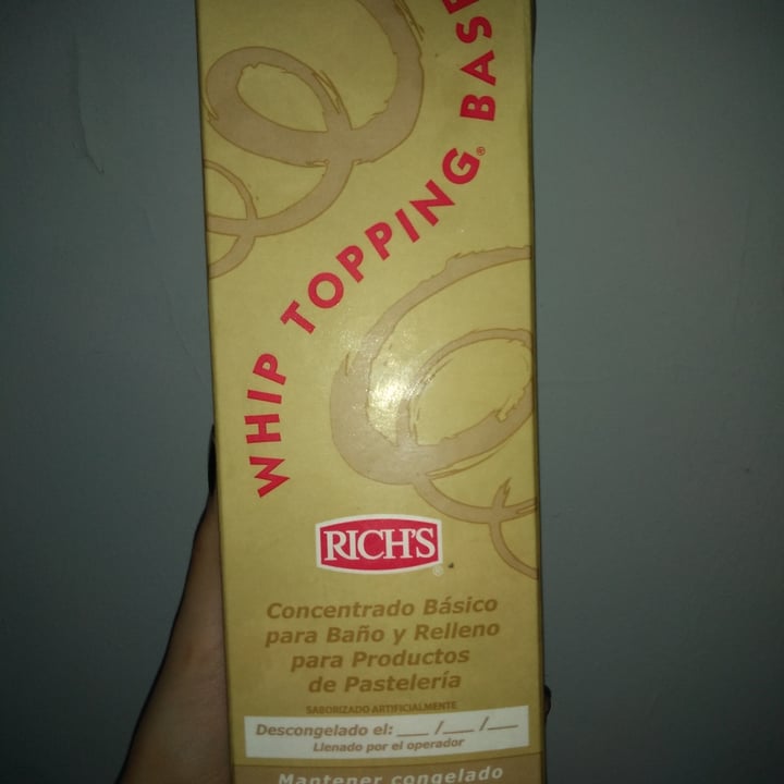 photo of Richs Whip Topping Base shared by @fangirlost28 on  19 Jan 2021 - review