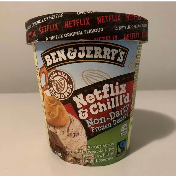 photo of Ben & Jerry's Netflix & Chilll'd Non-Dairy Frozen Dessert shared by @mandaroni34 on  10 Jun 2021 - review