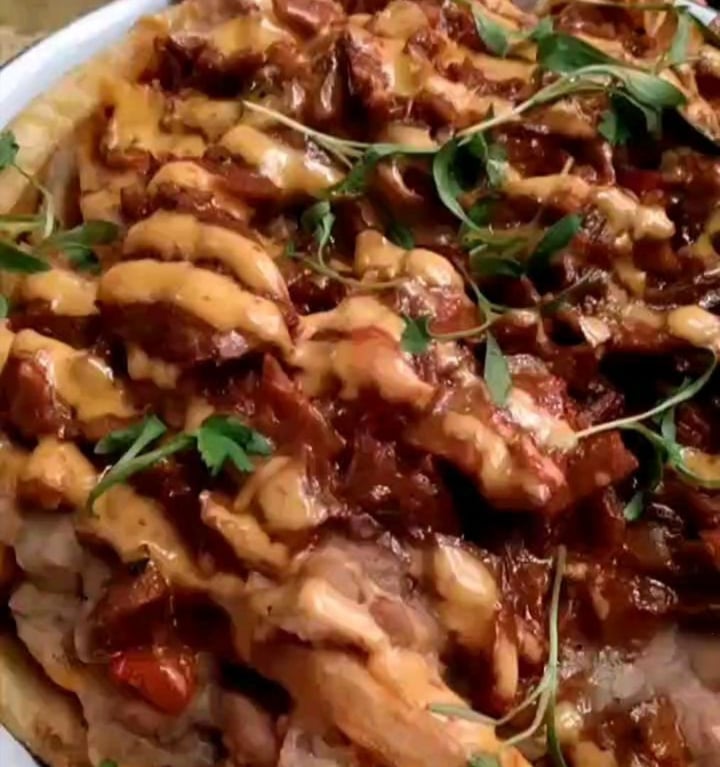 review photo of Modern Times Dankness Dojo Chilli Verde cheese fries shared by @veggiegirl on 20 Jun 2019 - review