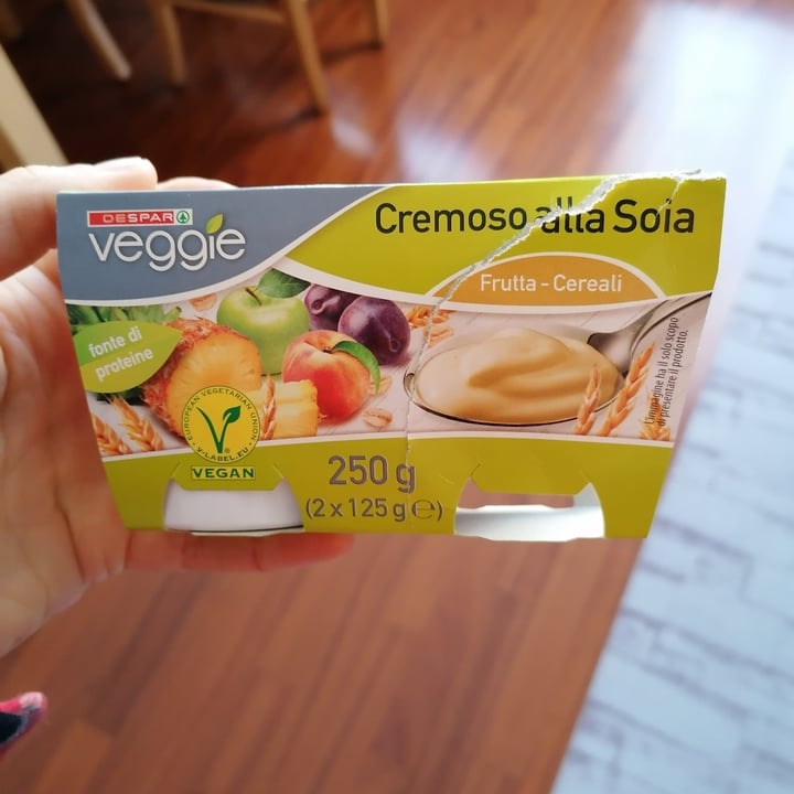 photo of Despar Veggie Cremoso alla Soia con frutta e cereali shared by @giorgiajj on  12 Apr 2022 - review