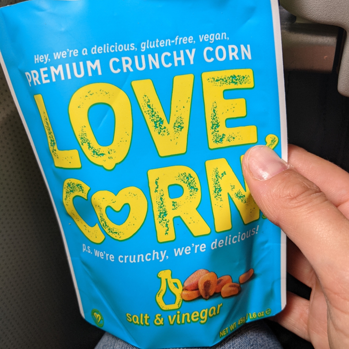 Love Corn Salt & Vinegar Delicious Crunchy Corn, 1.6 oz
