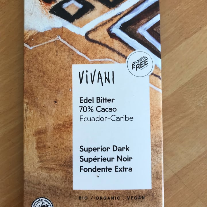 photo of Vivani 70% Edel Bitter shared by @frazazie on  08 Oct 2022 - review