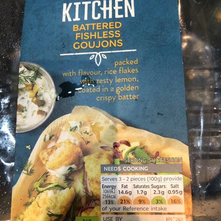 photo of Plant Kitchen (M&S) Battered Fishless Goujons shared by @jacalice on  17 Dec 2021 - review