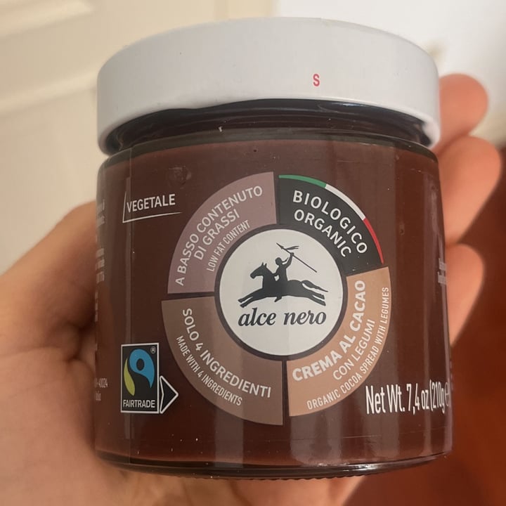 review photo of Alce Nero Crema al cacao con Legumi shared by @melissasveglife on 11 Apr 2022 - review