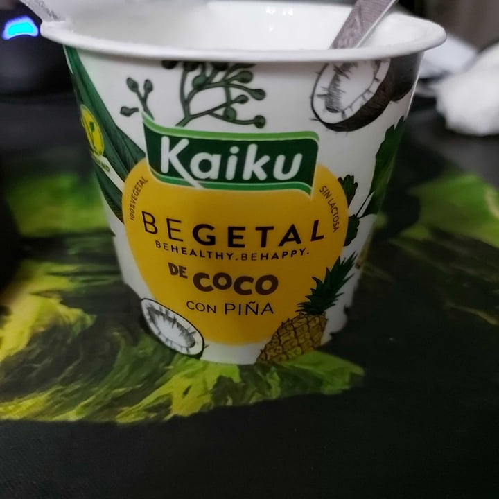 photo of Kaiku Begetal yogurt de coco y piña shared by @billytalent on  15 Oct 2021 - review