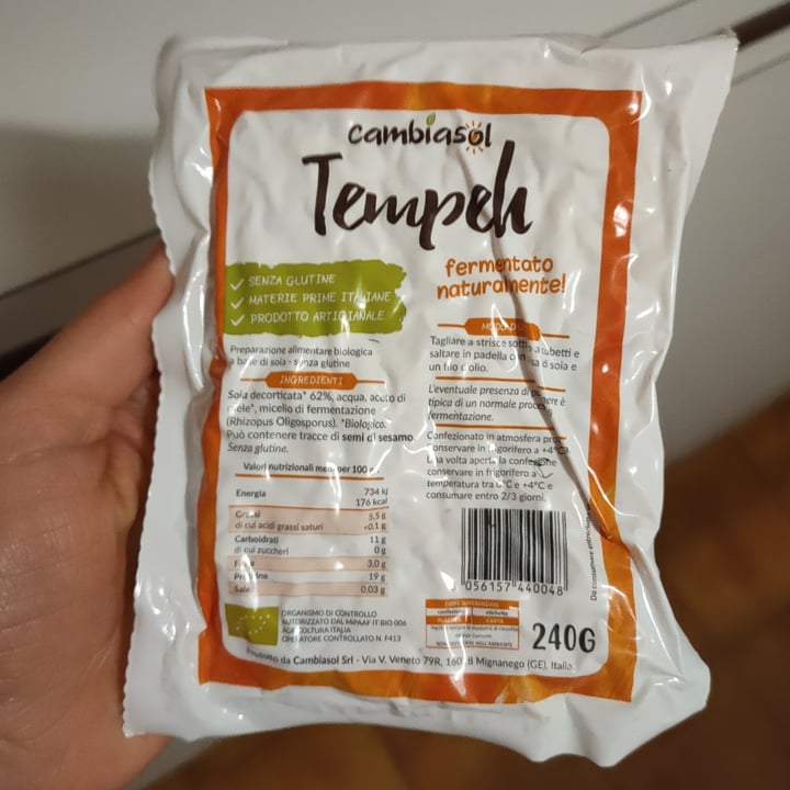 photo of Cambiasol Tempeh shared by @carlofino on  03 Apr 2022 - review