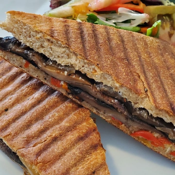 photo of Garden Cafe Woodstock Portabella Panini shared by @capturedbybecki on  05 May 2022 - review
