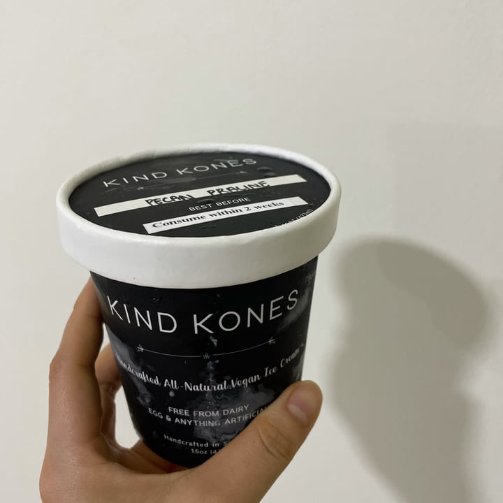 photo of Kind Kones Pecan Praline shared by @plantingggg on  28 Oct 2021 - review