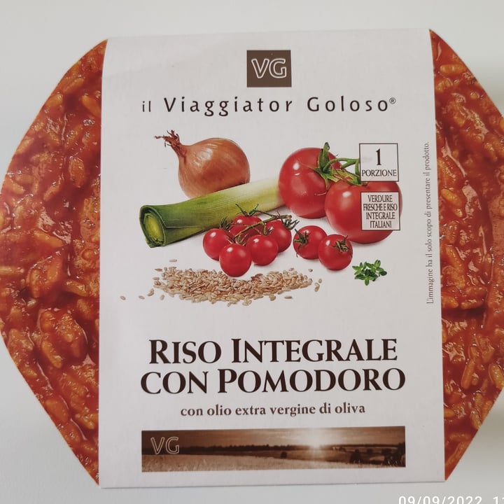 photo of Il Viaggiator Goloso Riso integrale al pomodoro shared by @marumomo on  09 Sep 2022 - review