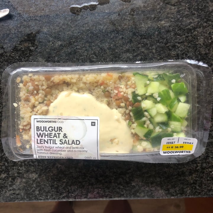 review photo of Woolworths Food Bulgur Wheat & Lentil Salad shared by @vexedsnowflake on 06 May 2021 - review