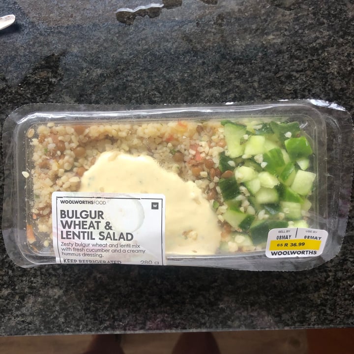 photo of Woolworths Food Bulgur Wheat & Lentil Salad shared by @vexedsnowflake on  06 May 2021 - review