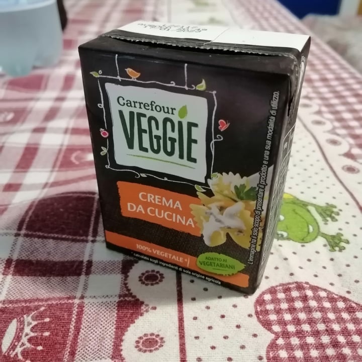 photo of Carrefour Veggie Crema da cucina shared by @grippin80 on  06 Aug 2022 - review