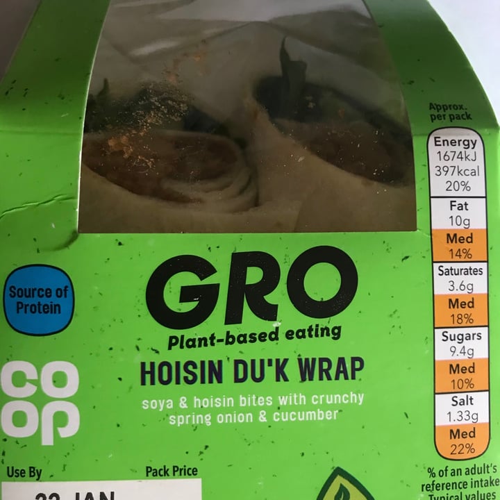 photo of GRO Hoisin Du'k Wrap shared by @angelame on  24 Jan 2021 - review