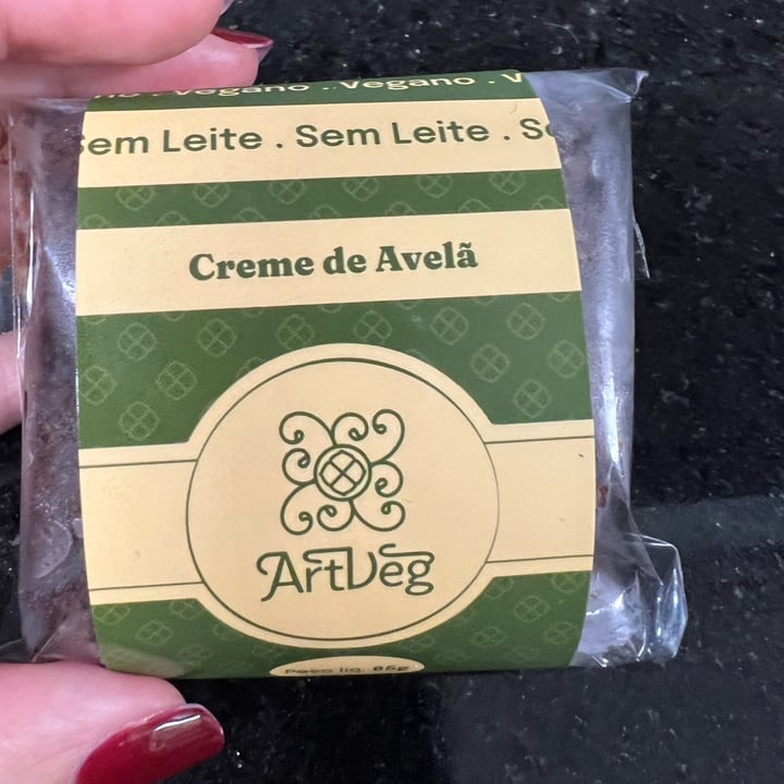 review photo of ArtVeg Brownie de chocolate com recheio de creme de avelã shared by @marianalyra on 01 Nov 2022 - review