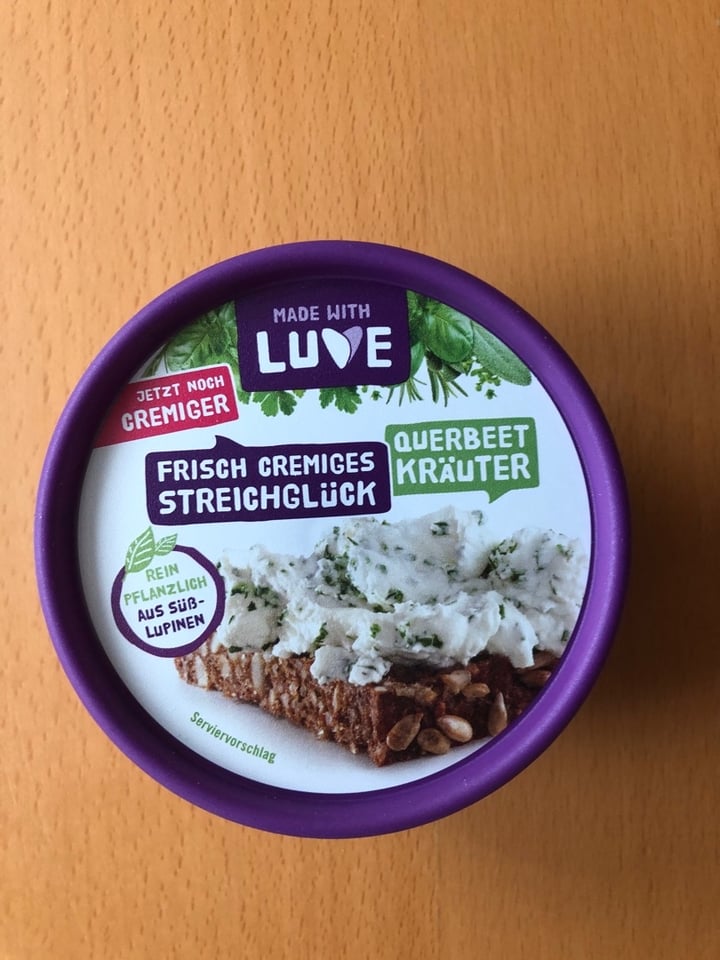 photo of Made With Luve Luve Streichglück Kräuter Frischkäse (cream cheese) shared by @lenni on  01 Mar 2020 - review