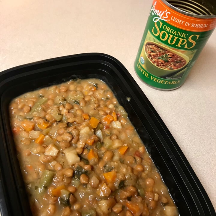 photo of Amy’s Amy's Organic Lentil Vegetable Soup shared by @curvycarbivore on  12 May 2020 - review