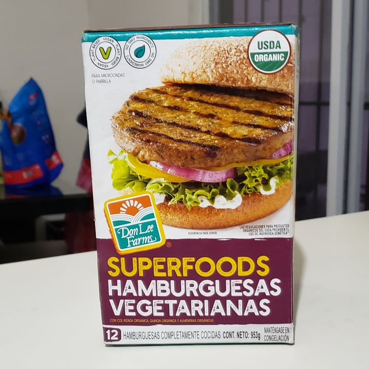 photo of Don Lee Farms Organic Superfoods Veggie Burger shared by @clod86 on  24 Mar 2022 - review