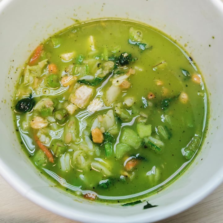 review photo of Thunder Tea Catering Lau Pa Sat Festival Mkt Thunder tea with brown rice shared by @ahmei on 24 Nov 2022 - review