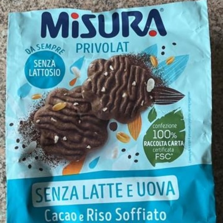 photo of Misura Biscotti con cacao e riso soffiato - Privolat shared by @cricri22 on  09 Apr 2022 - review