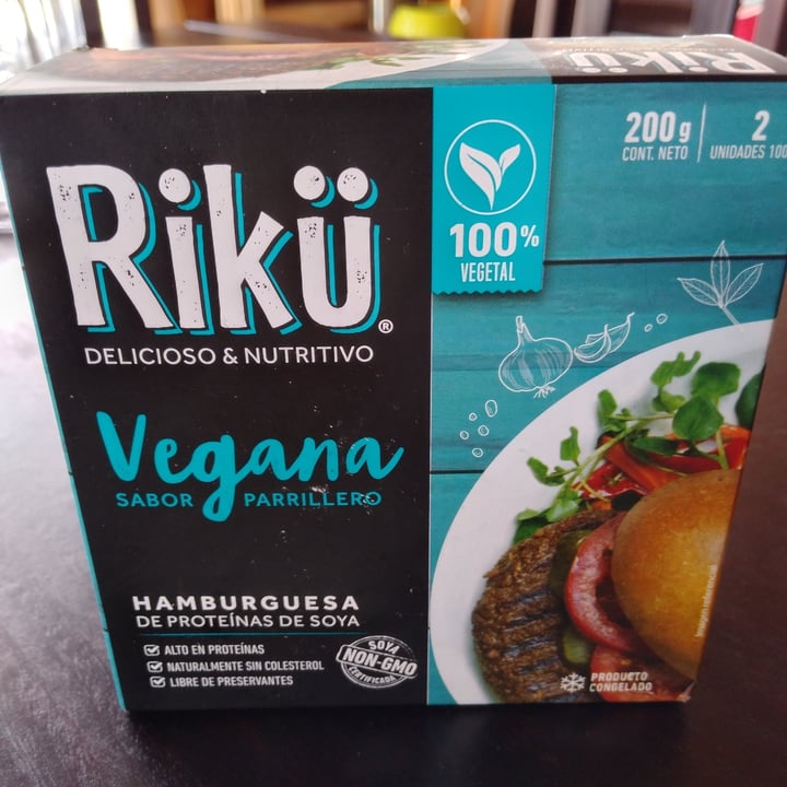 photo of Rikü Hamburguesa Soya Sabor Parrillero shared by @nicolaravena on  15 Jan 2021 - review