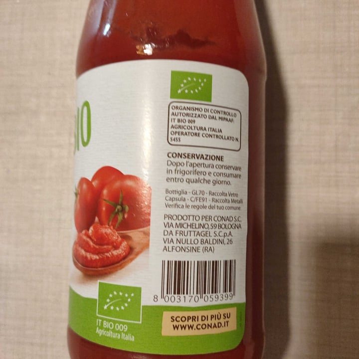 photo of Verso Natura Conad Veg Passata Classica Biologica shared by @luigi96 on  15 Jan 2022 - review