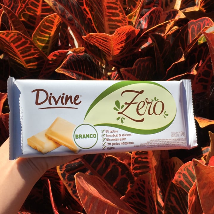 photo of Divine Chocolate Chocolate Branco Zero shared by @andreaarrieta on  15 Dec 2022 - review