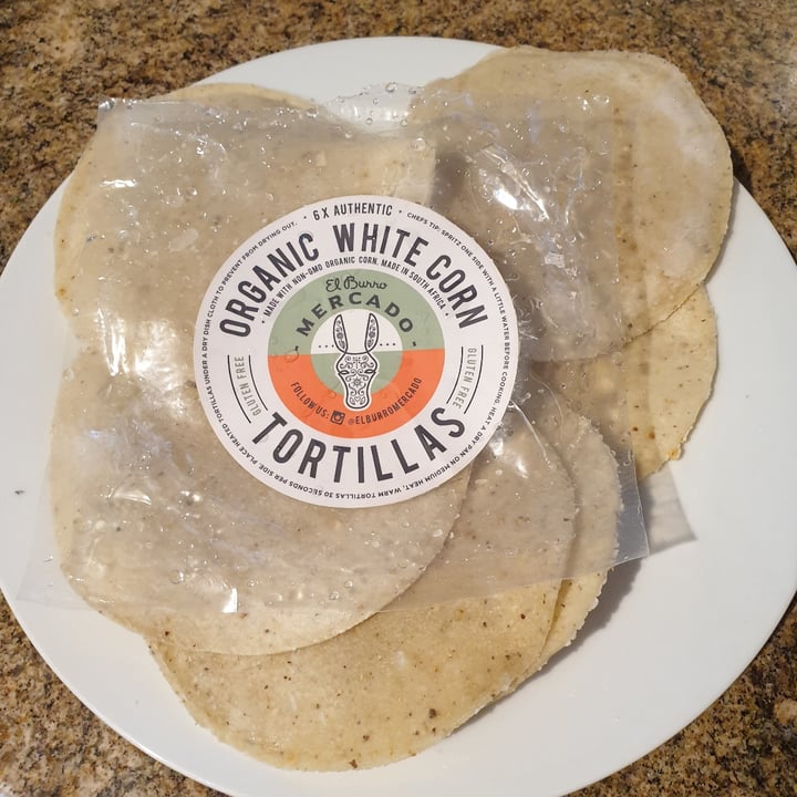 photo of El Burro Mercado Organic White Corn Tortillas shared by @choosingchickpea on  29 Jun 2021 - review