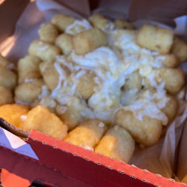 photo of Papa John's Pizza Vegan cheese tater tots shared by @shmambam on  01 Oct 2021 - review