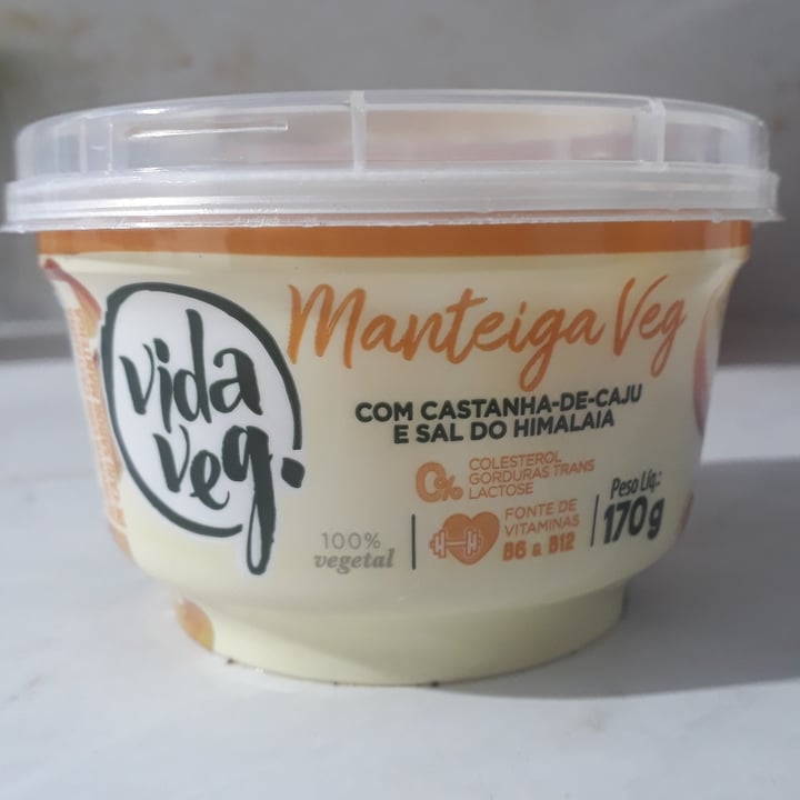 photo of Vida Veg Manteiga Veg com castanha de caju e sal do Himalaia shared by @mabelzinha on  25 Oct 2021 - review