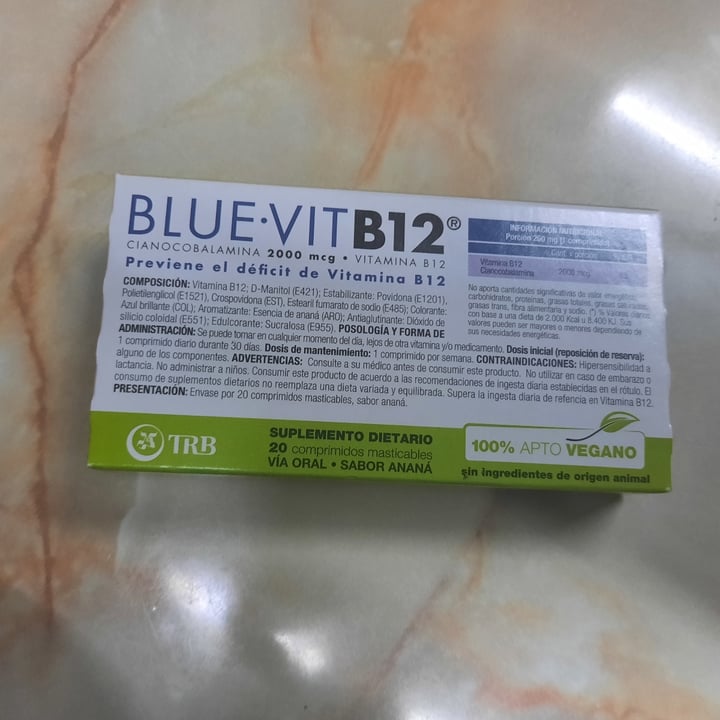 photo of Blue vit BLUE VIT B12 shared by @marleneriolo on  29 May 2022 - review